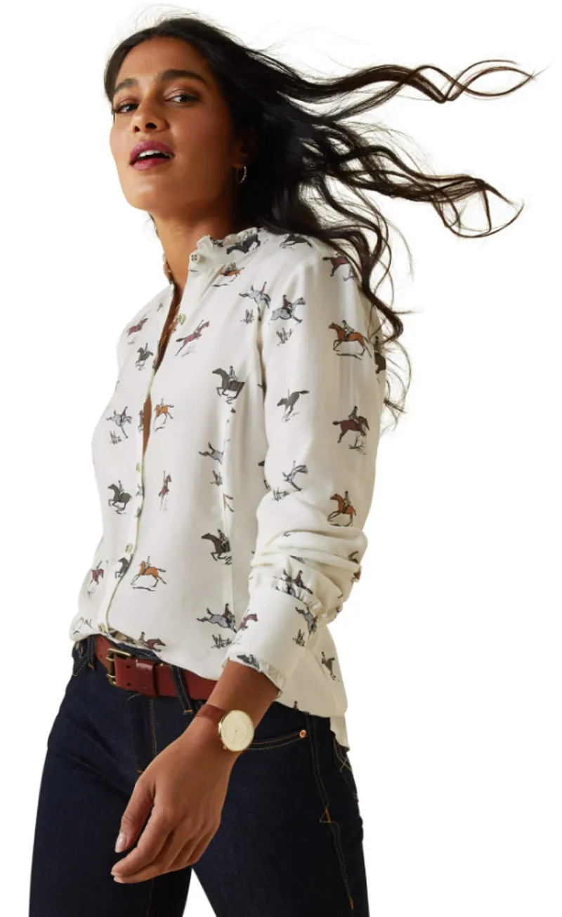 Ariat Womens Clarion Blouse Fresh Print